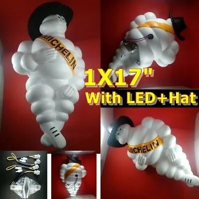 17  Michelin Man Doll Figure Bibendum Collectibles Advertise Tire( With Led+hat) • $74