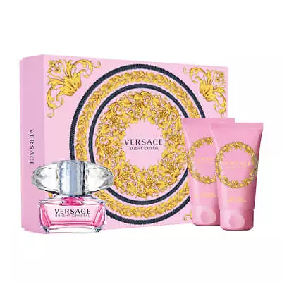 New Versace Bright Crystal Eau De Toilette 50ml Gift Set* Perfume • $110