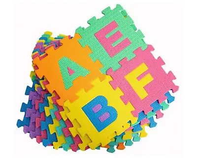36x Alphabet Baby Foam Play Mat – Kid Soft EVA Crawling Jigsaw Puzzle Floor Tile • £7.99