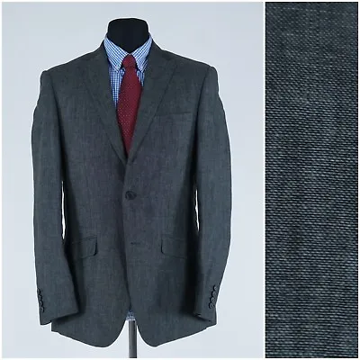 Mens Vintage D&G Wool Silk Blazer 40R UK Size Striped Black Sport Coat Jacket • £119.99