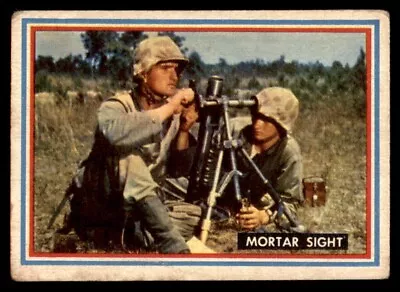 1953 Topps Fighting Marines #18 Mortar Sight EX • $10