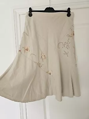 Linen Summer Skirt Size 8-10 • £5