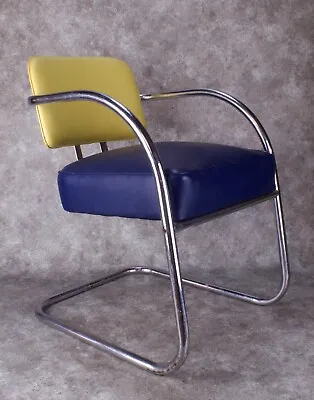 Art Deco Streamline Modern Cantilever Chair • $275