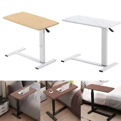 Adjustable Serving Tray Sturdy Computer Desk Portable Laptop PC Table Dinner MDF • £60.94