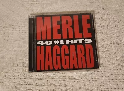 Merle Haggard 40 #1 Hits 2x CD Album New/Sealed Capitol Records 2004 • $10