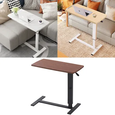 MDF Adjustable Serving Tray Sturdy Computer Desk Portable Laptop PC Table Dinner • £60.94