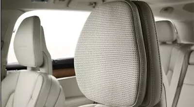 Genuine  Volvo Front Seat Headrest Pillow - Leather - Blond XC90 XC60 31470566 • $136.85