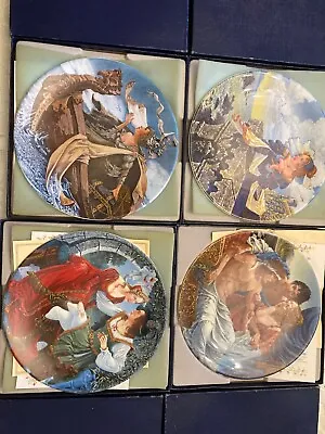 The Canterbury Tales Collection Longton Crown Pottery Plates (Four In Total) • £20