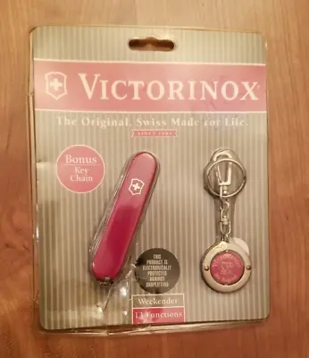 Victorinox Weekender Swiss Army Knife- Vintage  W Key Chain#2011 Damaged Package • $89.95