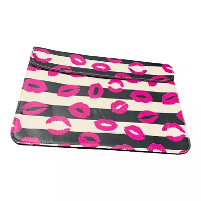 Marc By Marc Jacobs EAZY LIPS Black Purple Cream Tech IPad Case Clutch Bag Purse • $25