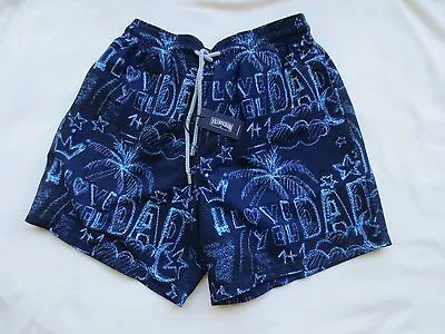 NWT VILEBREQUIN Mens Moorea MOO4024H Navy Blue Swimming Trunks Sz S Small • $99