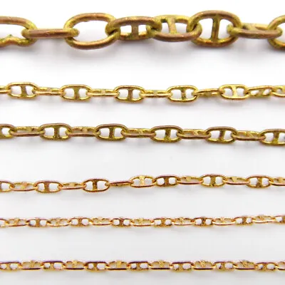 Length 1 Meter Copper Railing Chain Marine Anchor Cable Spare Parts For RC Boats • $8.61