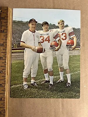 Vintage Montclair State University New Jersey Football Postcard 1970 Schedule • $11.99