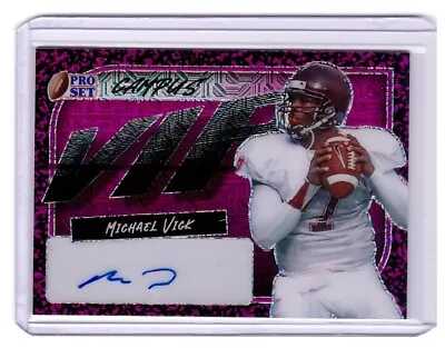 2023 Leaf Pro Set Metal Michael Vick Auto Autograph Falcons Card #D 3/7 !!! • $39.99