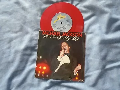 Michael Jackson - She's Out Of My Life Red Vinyl 7  Single B1 • $8.69