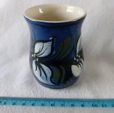 Unusual Blue Glazed Alvingham Pottery Vase 1978 • £8.75