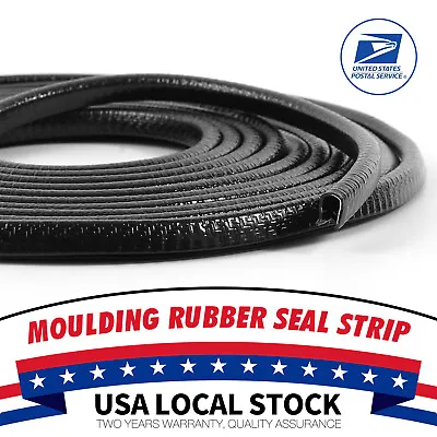 20FEET U-Channel Edge TrimRubber U Weather StrippingBlack Edge TrimCrashproof • $10.99