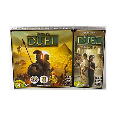 Repos Board Games 7 Wonders Duel Collection #6 - Base Game + 2 Expansions! VG+ • £60.92