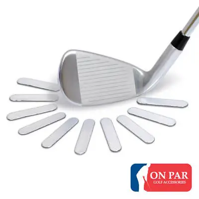  On Par Lead Tape (Pack Of 10) For Putters Irons Woods Change Your Ball Flight • £5.49