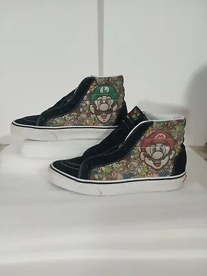 Vans Nintendo Super Mario High Top Size Men's 6 • $19.95