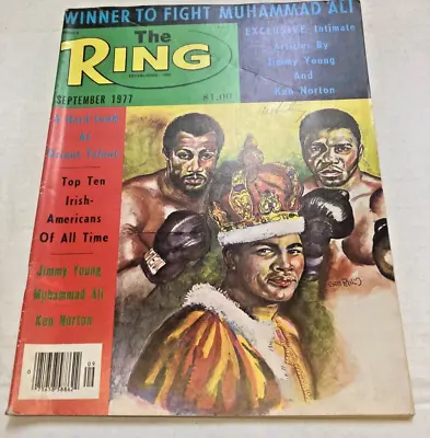 $3.99 • Buy The Ring Magazine Muhammad Ali-ken Norton -jimmy Young September 1977