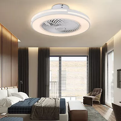 20  Modern Ceiling Fan With LED Light Chandelier Flush Mount Lamp Remote Control • $51.30