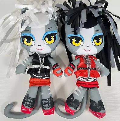 Monster High Werecat Sister Plush 2 Pack Doll Set Exclusive Purrsephone Meowlody • $29.95