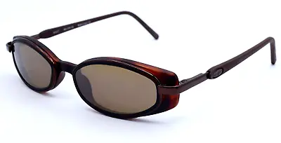Maui Jim HANA MJ 124-10 Small Sunglasses Matte Brown / Brown Glass Lens *RARE • $149.98