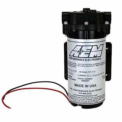 $146.45 • Buy AEM (30-3015) Water / Methanol Injection 6-Amp Recirculation-Style Pump 200psi