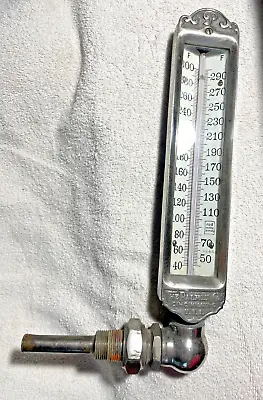 Gauge  Vintage PALMER COMPANY Temperature Gauge  11 In. Deluxe  Steampunk #5264C • $129.95