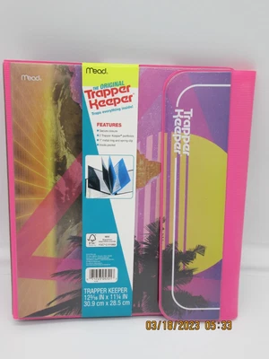 $14.99 • Buy Mead The Original Trapper Keeper Retro Pink Sunset 80s NEW I1