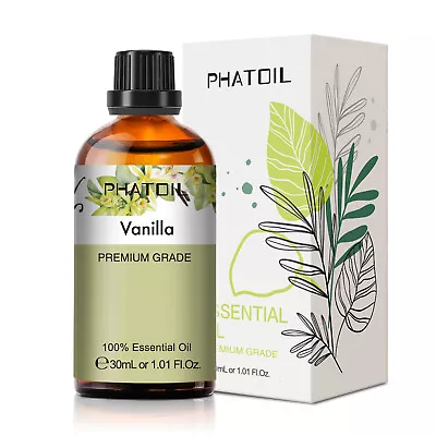 2022 Pure Essential Oils Vanilla Oil Natural Undiluted Aromatherapy Diffuser Oil • £6.99