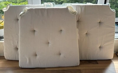 £12 • Buy Ikea Justina Seat Pads X 4 Natural