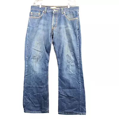 Levi's Men's Low Rise Boot Jeans Blue 36x30 5-Pocket Medium Wash • $20