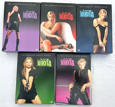 La Femme Nikita DVD Lot Of 5 Complete TV Series Seasons 1-5 Excellent Clean • $105