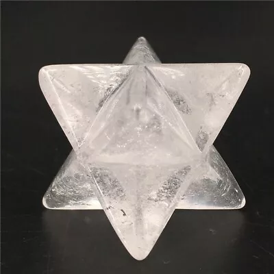 1pc 1.5  Natural Clear Quartz Crystal Merkaba Star Point Chakra Reiki Healing • $12.74