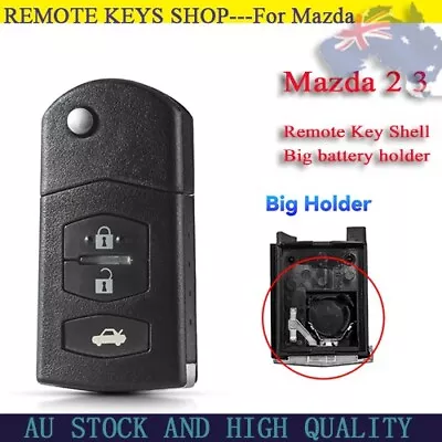 3BUTTON Flip Key Suit For 2007+MAZDA CX7 CX9 MPV Remote Key Shell/Case/Enclosure • $13.24