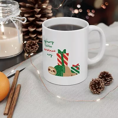 Ceramic Mug 11oz. Beautiful Christmas Design To Take That Hot Chocolate • £16.87