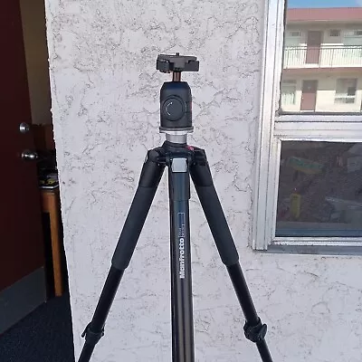 Manfrotto 6  Tall  055 Series Tripod Ball And Socket 488RC2 Head. • $140