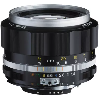 VOIGTLANDER NOKTON 58mm F1.4 SL II S BLACK Or SILVER Nikon AIS Lens • $402.52