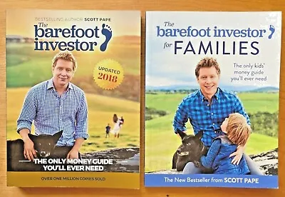 The Barefoot Investor & For Families Scott Pape Personal Finance Paperback Guide • $38