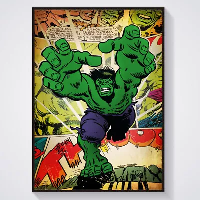 Hulk Poster - Wall Art Marvel A4 & A3 • £4.99