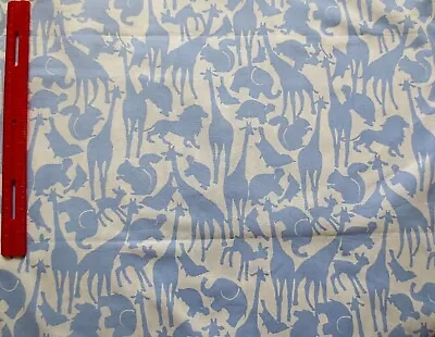 Michael Miller Children's Cotton Fabric Animal Silhouettes Oop Patt# 6152 • $9.95