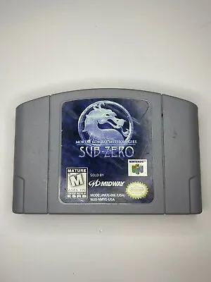 Mortal Kombat Mythologies Sub Zero Nintendo 64 N64 Cart Only Authentic Tested! • $21.95