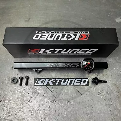 K-Tuned Fuel Rail K-Tuned Fuel Pressure Gauge For Civic Si RSX TSX EP3 (Black) • $248.95