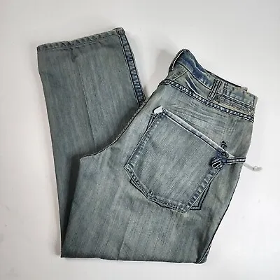Marithe Francois Girbaud Jeans Mens 34x29 Y2K Blue Cotton Blend • $45.12