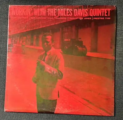 MILES DAVIS - Workin' ~PRESTIGE 7166 {nm Trident MONO} RARE RED COVER W/Coltrane • $225