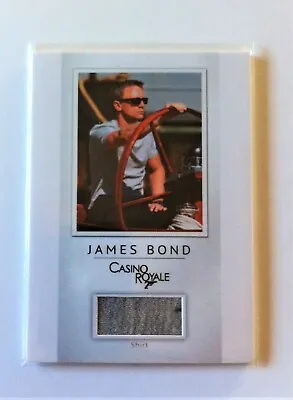 James Bond Classics Relic Card PR4 Daniel Craig As James Bond From Casino Royale • £39.99