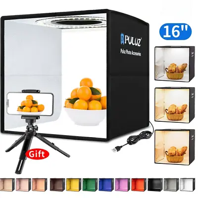 16  Large Portable LED Photo Light Box Shooting Tent Studio Photography 144LED • $36.99