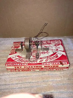 Antique G W Moore Co. Toy Electric Motor Kit Assembled OB • $60